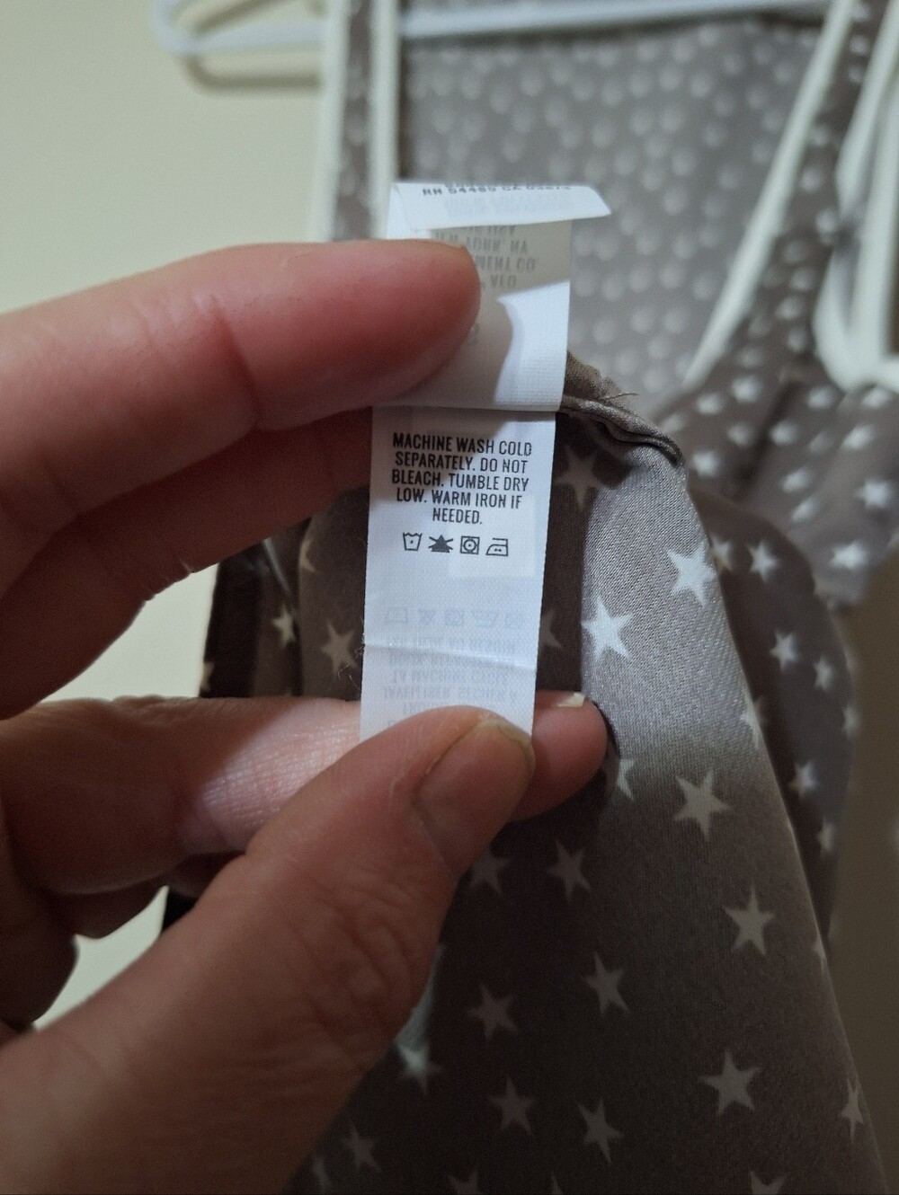 Aerie Taupe Satin Star Print Scoop Neck Tank Top Grey Brown Size S - Picture 7 of 10